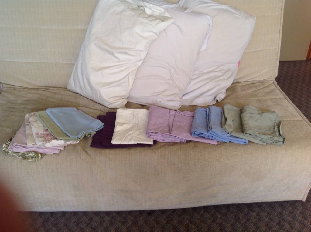 8 pairs of pillowcases and three random singles. 